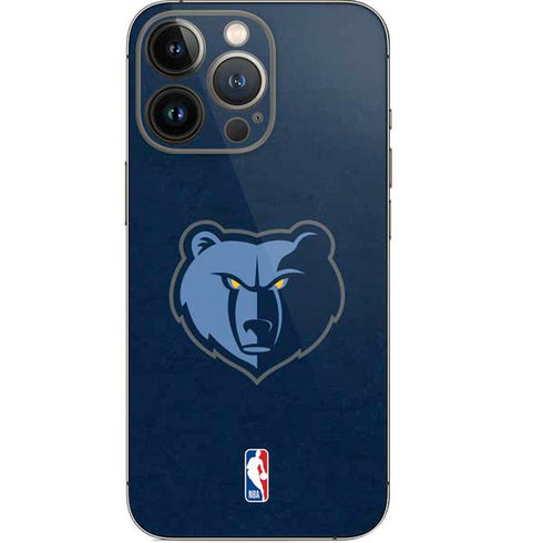 NBA Memphis Grizzlies Distressed iPhone 14 Pro Skin